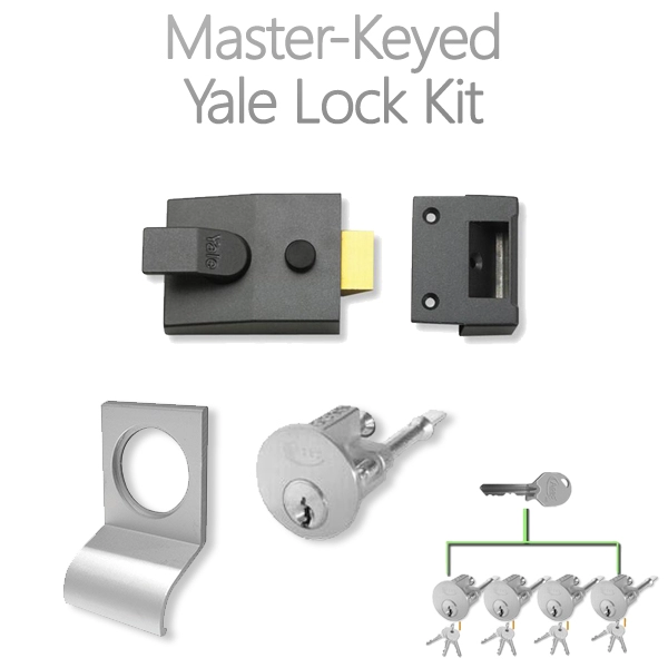 image of LocksOnline Complete Master-Keyed Yale Lock Kit