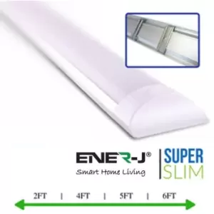 image of 18W LED Prismatic Batten Fitting 60cms 3000K 2 pcs Pack