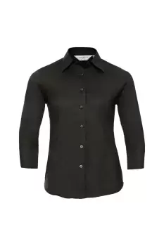 image of Collection / 3/4 Sleeve Easy Care Fitted Shirt