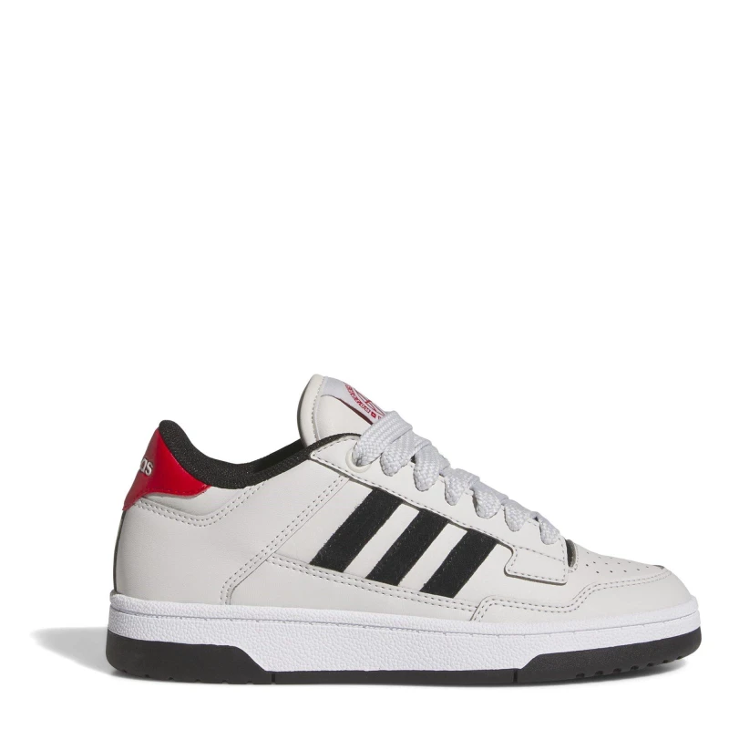 Image of adidas Rapid Court Low Shoes Juniors Grey/Blk/Red male 4 (36.5)