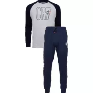 image of Cristiano Ronaldo Pyjama Set Mens - Grey