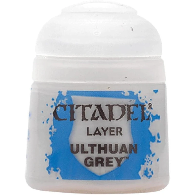 Image of Citadel Games Workshop Colour Layer: Ulthuan Grey (12ml) Paint Multi