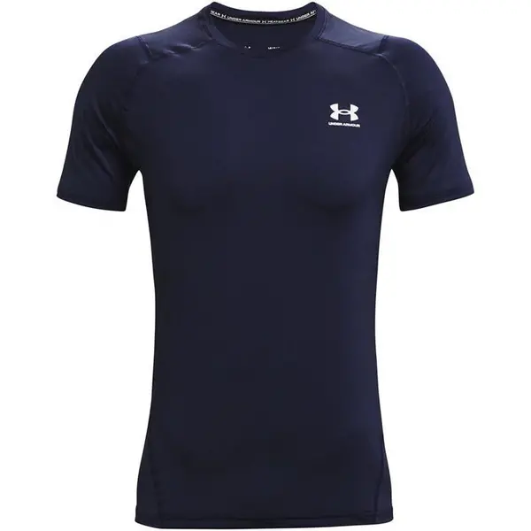 Image of Under Armour HeatGear Armour Fitted Short Sleeve Training Top Mens - Blue 2XL