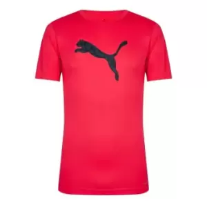 image of Puma Logo Tee - Orange