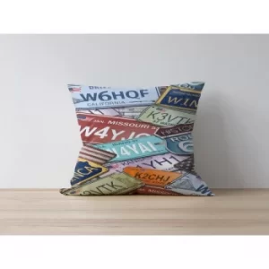Image of a1118 Multicolor Cushion Cover