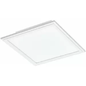 Image of Wall / Ceiling Light White Aluminium 300mm Square Panel 16W Built in LED 4000K
