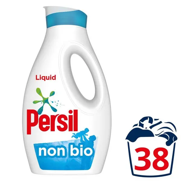 image of Persil Non Bio Laundry Washing Liquid Detergent 1.026L