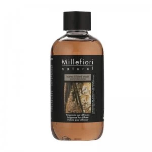 image of Millefiori Milano Incense & Blond Woods Diffuser Refil 250ml