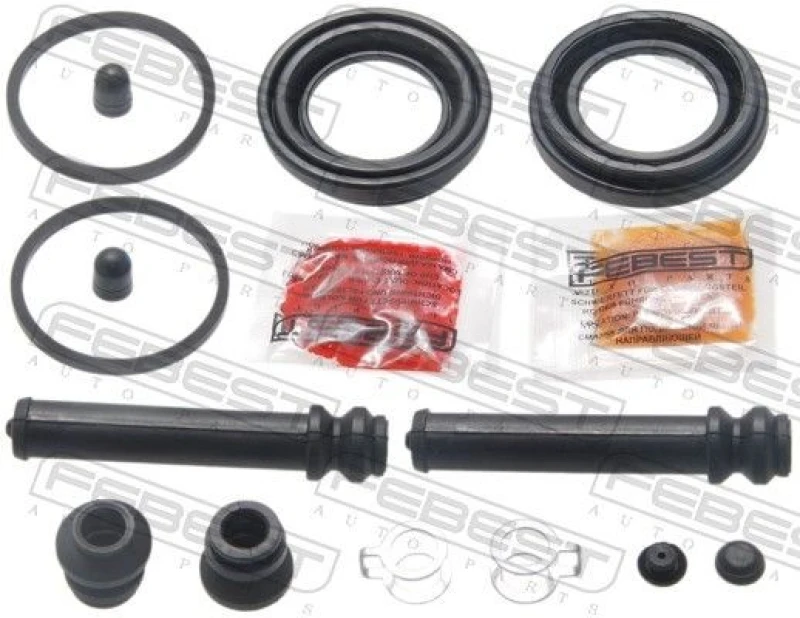 Image of FEBEST 0175-GRJ200R Brake Caliper Repair Kit Rear Axle Repair Kit,brake caliper (405)