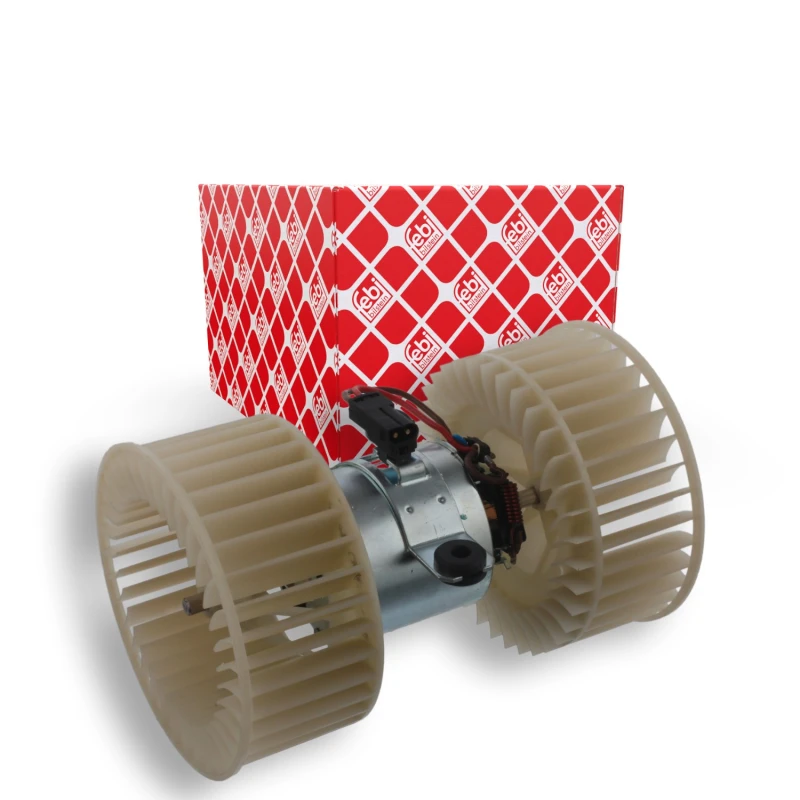 Image of FEBI BILSTEIN 38481 Blower Motor with electric motor Plastic, Metal Interior Blower (2669)