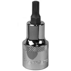 image of Sealey SBS011 Spline Socket Bit M6 1/2"Sq Drive