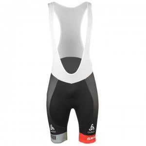 image of Odlo Scott Bib Cycling Shorts Mens - Black/Yellow