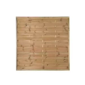 1.8m x 1.8m Pressure Treated Decorative Europa Plain Fence Panel - Pack of 5 (Home Delivery) - main image