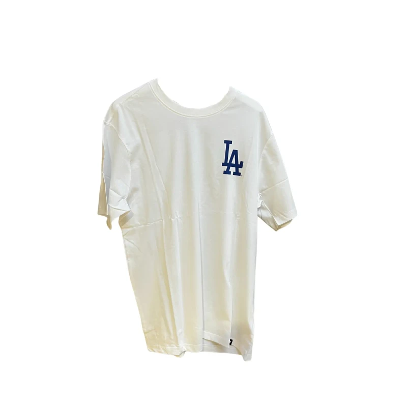 Image of 47Brand T-Shirt 47Brand MLB Los Angeles Dodgers Backer Echo Blanc Unisex XL