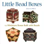 Image of little bead boxes 12 miniature containers built with beads