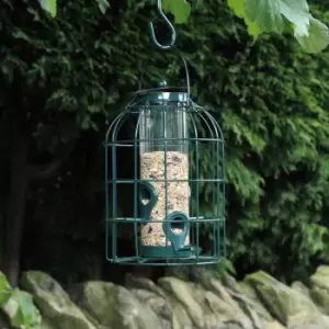 Image of Natures Market 2 x BF008S Squirrel Guard Hanging Seed Feeder Wild Bird Garden Feeding Station