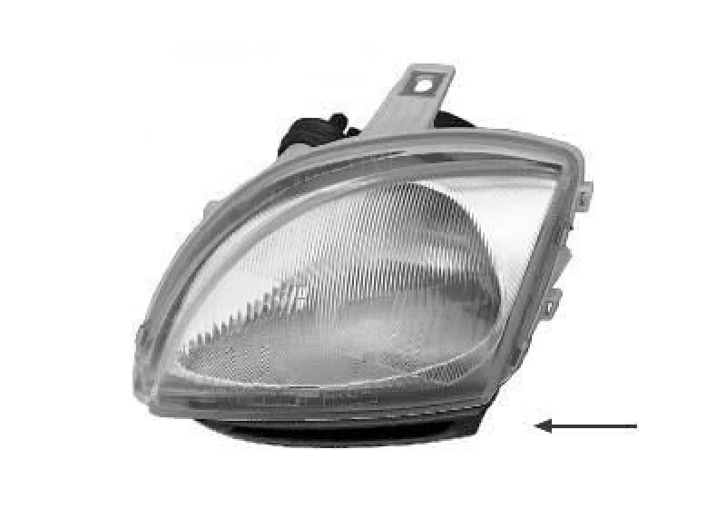 Image of VAN WEZEL Headlight VAN WEZEL 1601985