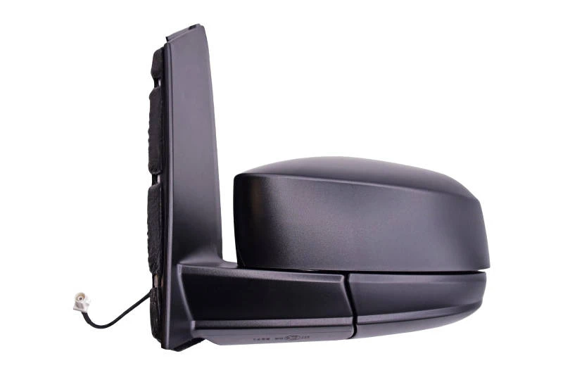 Image of PRASCO VG9077004 Wing mirror Left, black, Manual, Aspherical Outside Mirror (50)