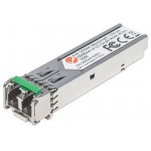 Image of Intellinet Gigabit Fibre SFP Optical Transceiver Module 1000Base-Lx (LC) Single-Mode Port 80km Fiber Equivalent to Cisco GLC-ZX-SMD Three Year Warrant