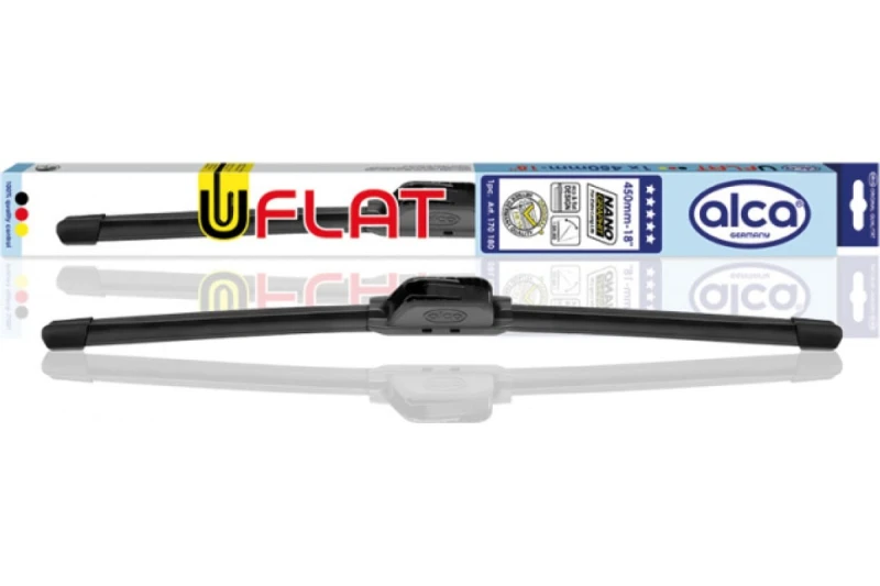 Image of ALCA 170180 Wiper blade 450mm, Vehicle Windscreen, Beam Rubber Wiper Blade (298)