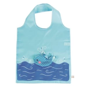 image of Sass & Belle Whale Foldable Shopping Bag