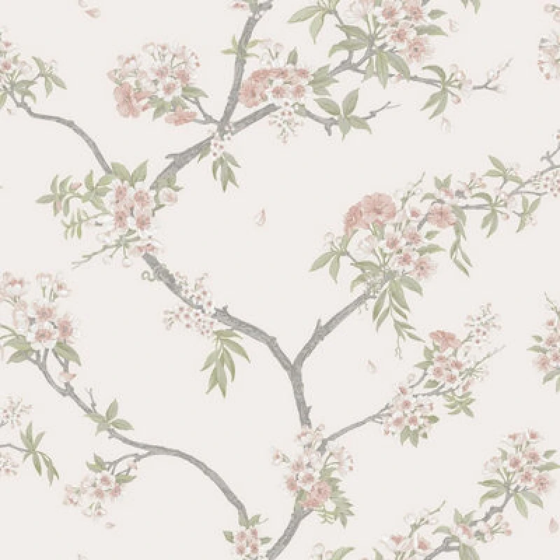 Image of Holden Decor Cherry Blossom Wallpaper Pink / Cream Holden 14213