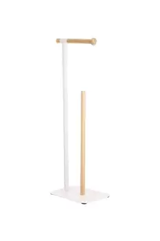 image of 'Sonata' Toilet Roll & Spare Paper Holder Freestanding