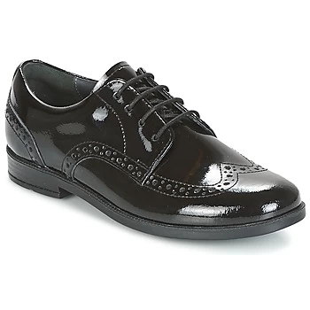 image of Start Rite BROGUE PRI Girls Childrens Casual Shoes in Black