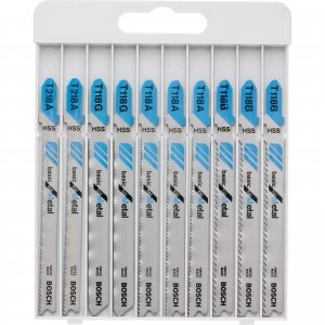 Image of Bosch 10 Piece X-Pro Line Metal Cutting Jigsaw Blade Set