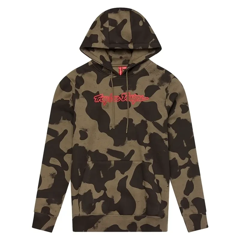 Image of Child hoodie Troy Lee Designs Signature Vert Unisex L
