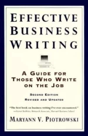 Image of Effective business writing by Maryann V Piotrowski