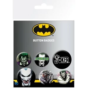 Image of DC Comics Joker Ross Badges (Pack Of 6)