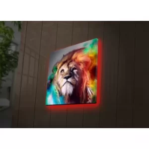 Image of 4040DACT-38 Multicolor Decorative LED Lighted Canvas Painting