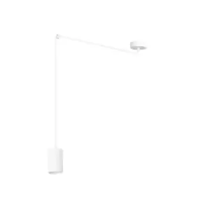 image of Traker White Pendant Ceiling Light 1x GU10