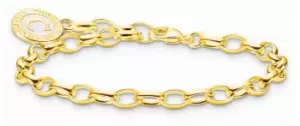 Image of Thomas Sabo X0287-427-39-L15 Charm Bracelet With Shimmering Jewellery