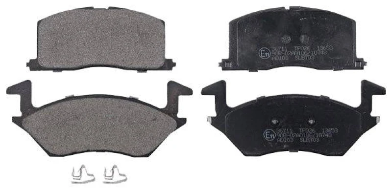 Image of A.B.S. 36711 Brake pad set with acoustic wear warning Brake Pad Set,disc brake (402)