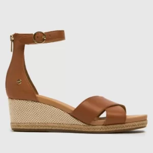 image of UGG Brown Eugenia Sandals