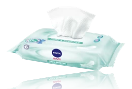 image of Nivea Pure & Sensitive TU baby moisturized baby wipes