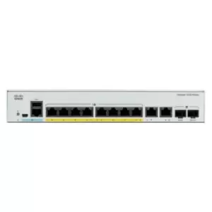 image of Cisco Catalyst C1000-8FP-2G-L network switch Managed L2 Gigabit Ethernet (10/100/1000) Power over Ethernet (PoE) Grey