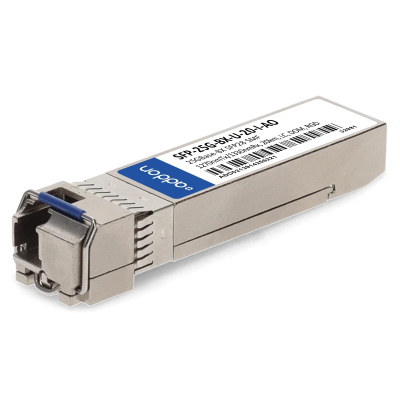 Image of AddOn Networks SFP-25G-BX-U-20-I-AO network transceiver module Fiber o