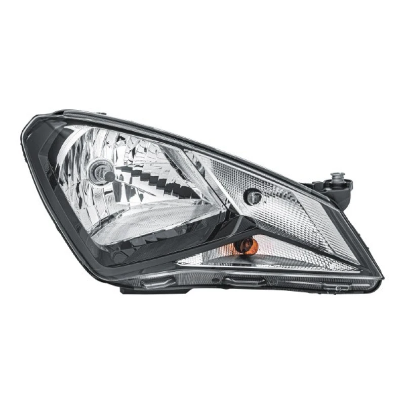 Image of HELLA 1EJ 010 671-021 Headlights H4, Right, without bulbs, Halogen Headlight (259)