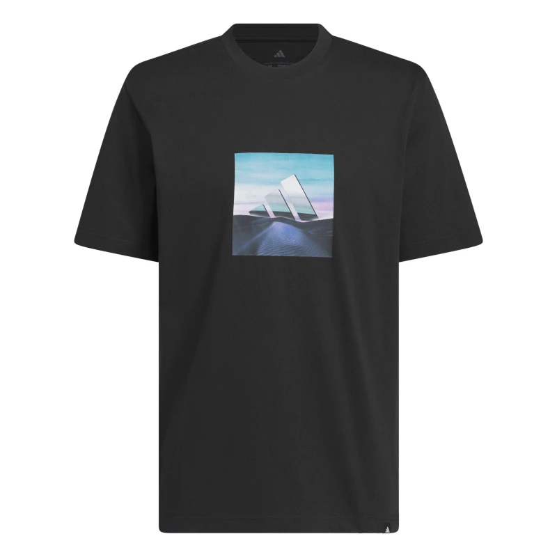 Image of adidas Graphic Logo T-Shirt Mens Black Photo male S