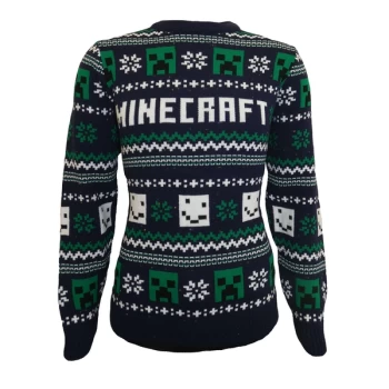 image of Minecraft - Pattern Unisex Christmas Jumper Large