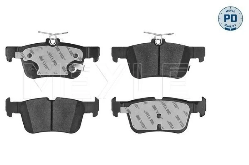 Image of Brake pad set MEYLE 025 222 3116/PD