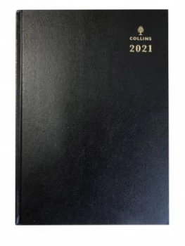 Image of Collins 44E Early Edition A4 Day to Page 2022 Diary Black