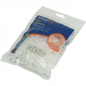 image of Vitrex Floor Tile Spacers 5mm Pack of 1500