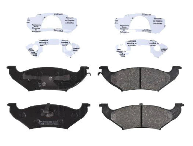 Image of Blue PRINT ADA104235 Brake pad set Rear Axle, with piston clip Brake Pad Set,disc brake (402)