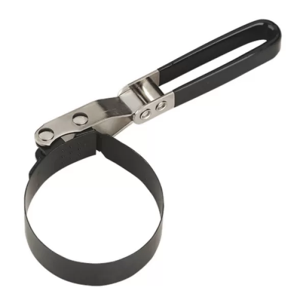 Image of Genuine SEALEY AK6415 Oil Filter Band Wrench 73-82mm Capacity