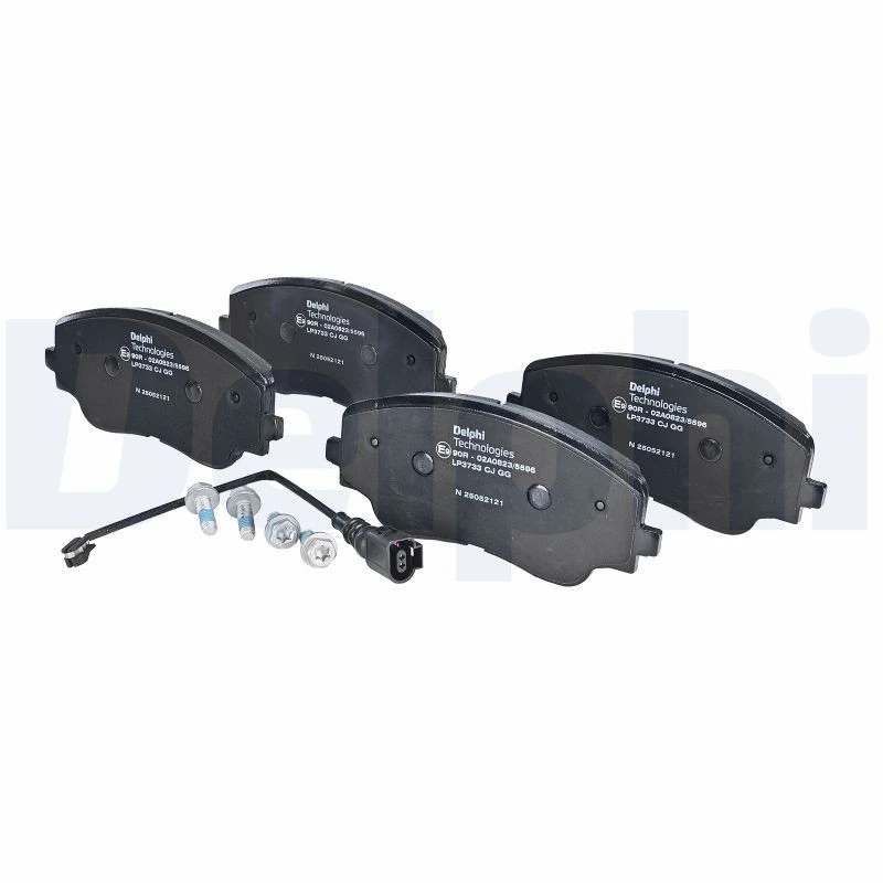 Image of DELPHI Brake pad set DELPHI LP3733