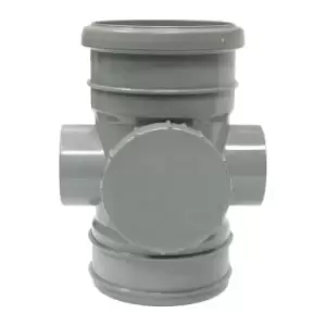 Image of Ring-seal acc pipe (SOCKET/SVNT)4 SOIL/110 gry - Grey - Floplast